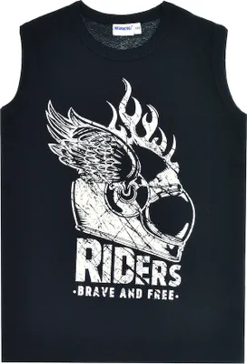 Produktbild von Jungen-T-Shirt Riders  - Schwarz - 128