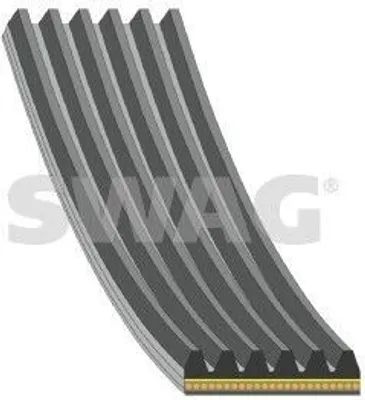 Produktbild von SWAG Keilrippenriemen 1194mm für TOYOTA Yaris Schrägheck (P13) 33 10 8508