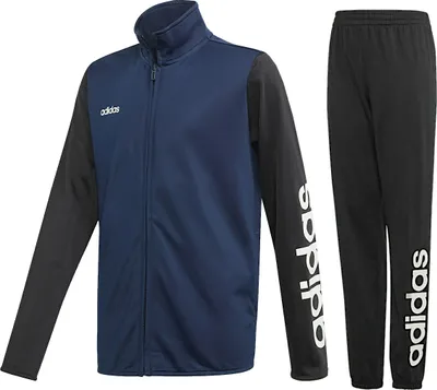Produktbild von adidas Trainingsanzug Tasto Pes TS Gr.176 blau-schwarz (FI1499)