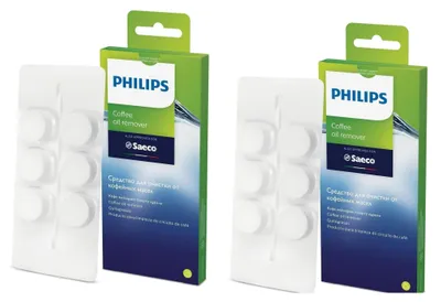 Produktbild von 12 Tabletten Kaffeefettlöser CA6704/10 Philips Saeco andere Kaffeevollautomaten
