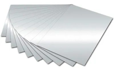Produktbild von folia Tonpapier DIN A4 130 g/qm silber glänzend 100 Blatt