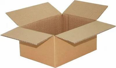 Produktbild von 50x Faltkarton  200x150x90mm 1-wellig braun