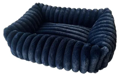 Produktbild von Nobby Hundebett Stripe 105 x 80 cm navyblau