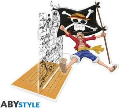 Produktbild von ONE PIECE - Acryl® Bookend - Luffy with his flag