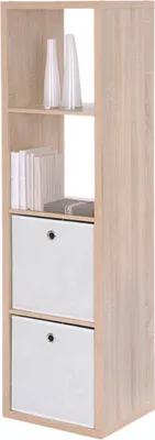 Produktbild von Raumteilerregal >Mareen< in Sonoma-Eiche - 38x141x33cm (BxHxT)
