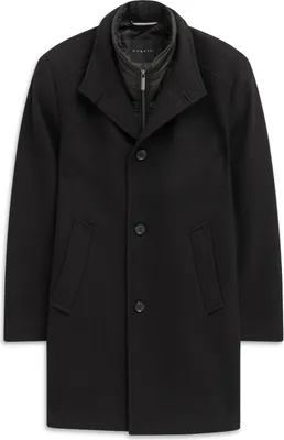 Produktbild von HERRENMANTEL WOLLE 290 schwarz Größe 54