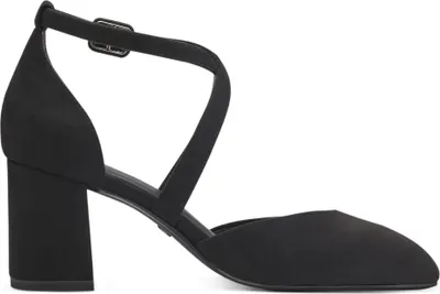 Produktbild von Tamaris Damen Pumps Kreuzriemen Blockabsatz Riemchenpumps 1-24414-41, Größe:36 EU, Farbe:Schwarz