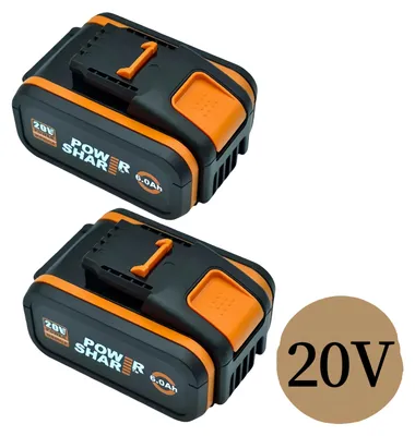 Obrázok produktu pre Lítiová batéria, kapacita 8000 mAh, kompatibilná s 20V náradím, 20V 8,0 Ah (2 kusy)