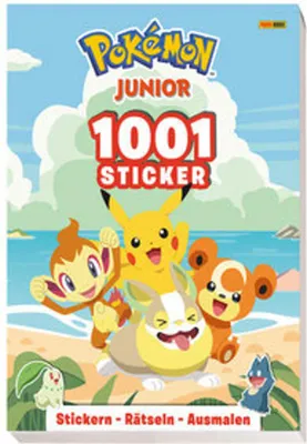 Obrázek produktu pro Pokémon Junior: 1001 Sticker - Stickern - Rätseln - Ausmalen
