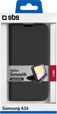 Productafbeelding van SBS Wallet Stand voor de Galaxy A26, zwart