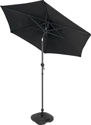 Produktbild von Alu Sonnenschirm 2 Meter Gartenschirm Balkon Schirm Terrasse