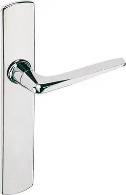 Image de Ensemble de porte BEZAULT - RIV BLOC - Chromé - Clé L - Entraxe 195mm - 61922