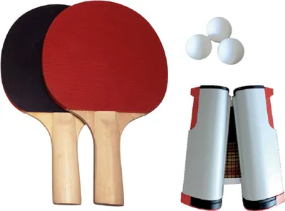 Productafbeelding van JollyStar Tafeltennisset: 2 rackets, 3 ballen en net – startpakket