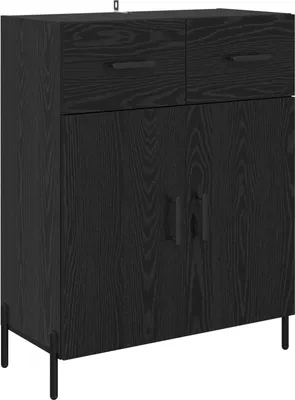 Obrázek produktu pro vidaXL Příborník vzhled černého dubu 69,5 x 34 x 90 cm materiál na bázi dřeva