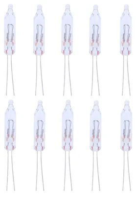 Glühlampe 5 V 0,7 W warmweiß Steckfassung 10er-Pack