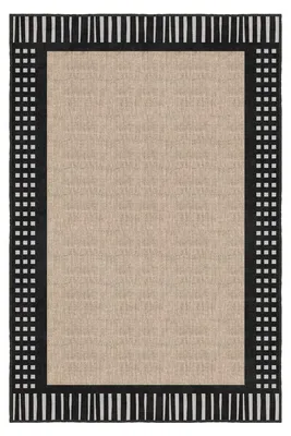 Image de Tapis Moquette en polyester noir 80 x 150 cm antidérapant poils 5 mm