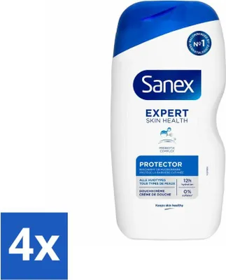 Zdjęcie produktu dla Sanex Krem pod prysznic Expert Ochrona skóry 400 ml – opakowanie ekonomiczne – 4 sztuki