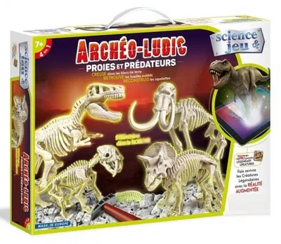 Image de Archeo ludic 4 en 1 proies et predateurs - clementoni - 52266 - science et jeu