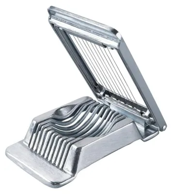 Eierschneider aus Edelstahl, 13 x 8,4 x 2 cm, praktischer Küchenhelfer