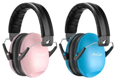 Produktbild von ProCase Kinder Gehörschutz NRR 21dB Lärmschutz für 3-12 Jahren Ohrenschützer Kapselgehörschutz für Schlaf, Reisen & Karnevalsumzügen Autismus Noise Cancelling