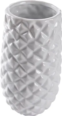 Image de Vase ananas blanc 24 cm