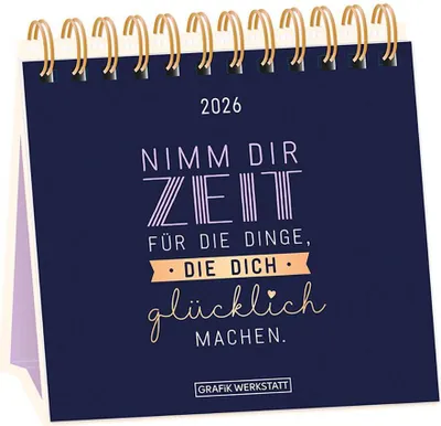 Produktbild von Tischkalender 2026 Nimm dir Zeit