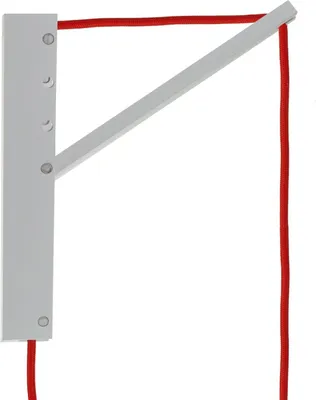 Produktbild von Creative Cables Pinocchio Verstellbare Holzwandstütze Für Hängelampen Silber  Silber One Size