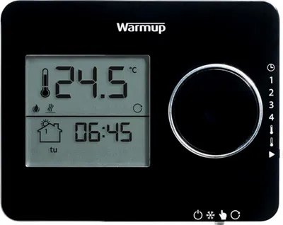 Image de Thermostat numérique Warmup Tempo Schwarz