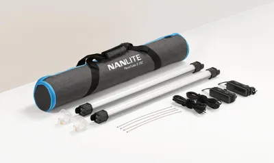 Produktbild von Nanlite PavoTube 15C 2-kit, LED, Variabel, 2700 K, 6500 K, Schwarz, Weiß, 770 mm