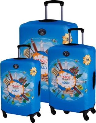 Produktbild von BERTOO Reisekofferhülle - Reiseset 3-teilig (M, L, XXL)
