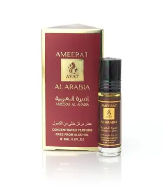 Immagine prodotto di Olio di profumo per donna Ameerat Al Arabia 6ml - Profumi Ayat - Senza alcool