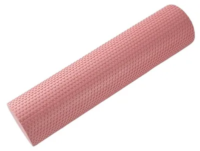 Image de Rouleau de massage pour le yoga, 45 cm, rose