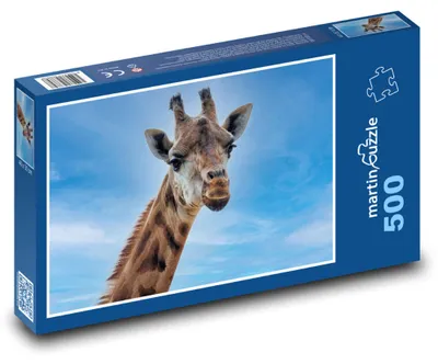 Produktbild von Puzzle 500 Giraffe in der Afrikanischen Savanne - martinpuzzle