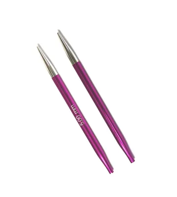 Productafbeelding van Uitwisselbare naaldpunten ZING, 5,00 mm, 13 cm, robijnrood, 1 paar