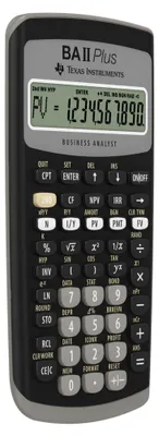 Productafbeelding van TEXAS INSTRUMENTS IIBAPL. TEXAS INSTRUMENTS. Financiële rekenmachine TI-BA II Plus