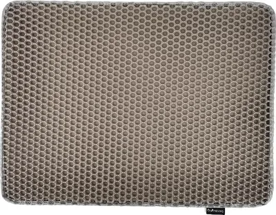 Produktbild von DIAMENTIQ Šedá obdélníková podložka do krabice - podložka pod podestýlku pro kočky - 45 x 60 cm