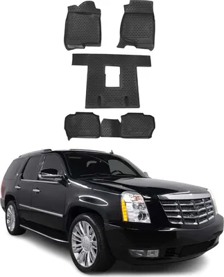 Image de 2006-2015 Cadillac Escalade OMAC Tapis en caoutchouc Tapis TPE Noir 5x