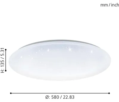 Zdjęcie produktu dla EGLO Totari-c, LED, Niewymienialne źródło światła, 6500 K, 5400 lm, Biały