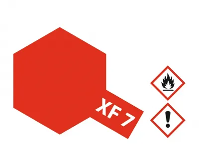 Produktbild von Tamiya Farbe XF-7 Rot matt 10ml