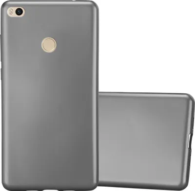 Immagine prodotto di Cadorabo custodia protettiva per Xiaomi Mi MAX 2 cover in grigio custodia del telefono cellulare TPU custodia in silicone cover case