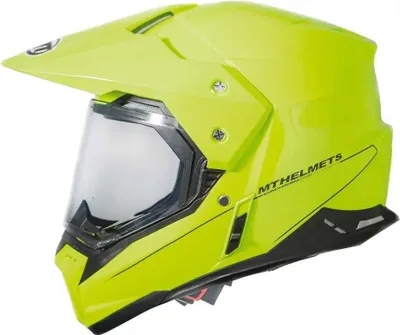 Zdjęcie produktu dla Kask enduro MT Helmets Synchrony Duosport SV Solid A3 Yellow Shiny rozmiar XS