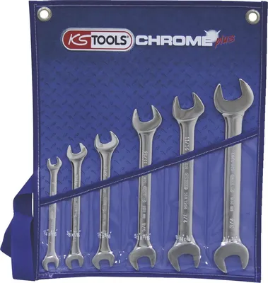 Image de KS TOOLS CHROMEplus Jeu de clés à fourche double, 6 pièces ( 518.3220 )