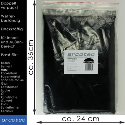 Produktbild von Pigmentpulver Schwarz 1kg