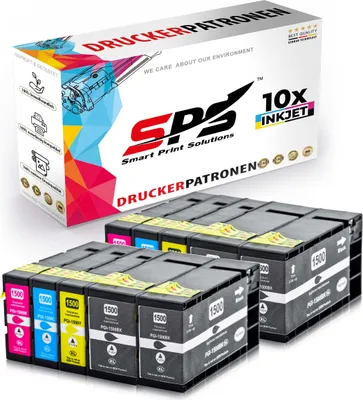 Produktbild von 10x Tinten Canon PGI-1500XL Multipack kompatibel für Canon MAXIFY MB2120 Drucker