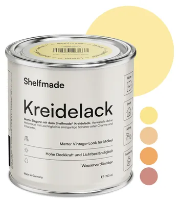 Produktbild von Kreidefarbe Möbel Shabby Chic Holzlack DIY - Chalk Paint matter Look