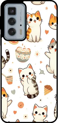 Obrázok produktu pre Smartphonica Phone Case Fit pre Motorola Edge 20 Pro s potlačou mačky - TPU zadný kryt puzdra cat design