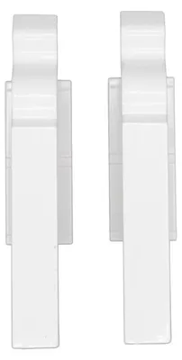 Produktbild von Verbindungsstück Altdeutsch Weiß 19x60 mm 2 Stück | Zubehör für Fußleisten Altdeutsch