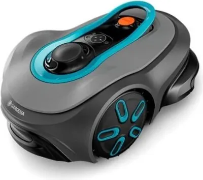 Produktbild von Mähroboter smart SILENO free 800m² Set (grau/türkis, Li-Ionen Akku, mit smart Gateway, LONA-Technologie)