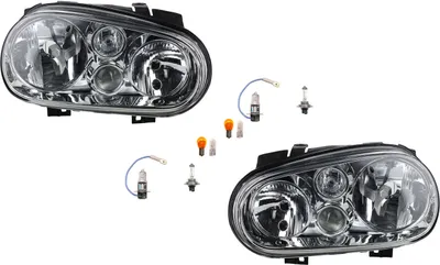 Produktbild von Scheinwerfer passend für VW Golf IV 1J1 1997-2003 Set Leuchtmittel Li Re 1J1941017C 1J1941017K 1J1941018K 1J1941018C Johns