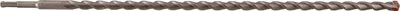 Produktbild von wolfcraft GmbH 1 Hammer-Schlagbohrer Standard, Bohrer, Hammer drill bit, 1,6 cm, 600 mm, Künstlicher Stein, Beton, Naturstein, 55 cm